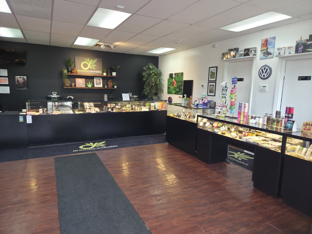 The Aroma counter on opening day